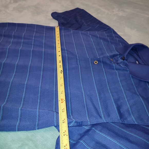 Grand Slam Golf T Shirt Tee Golfing Dri Fit Sports Size M Short Sleeve Stripes - Picture 5 of 6